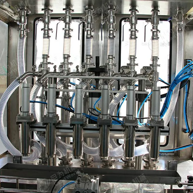 Auto 4/6/8/10/12 Heads Barrel Cup Filling and Sealing Machine for Ice Cream Automatic Liquid Filling Machine Production Line Packaging Machine