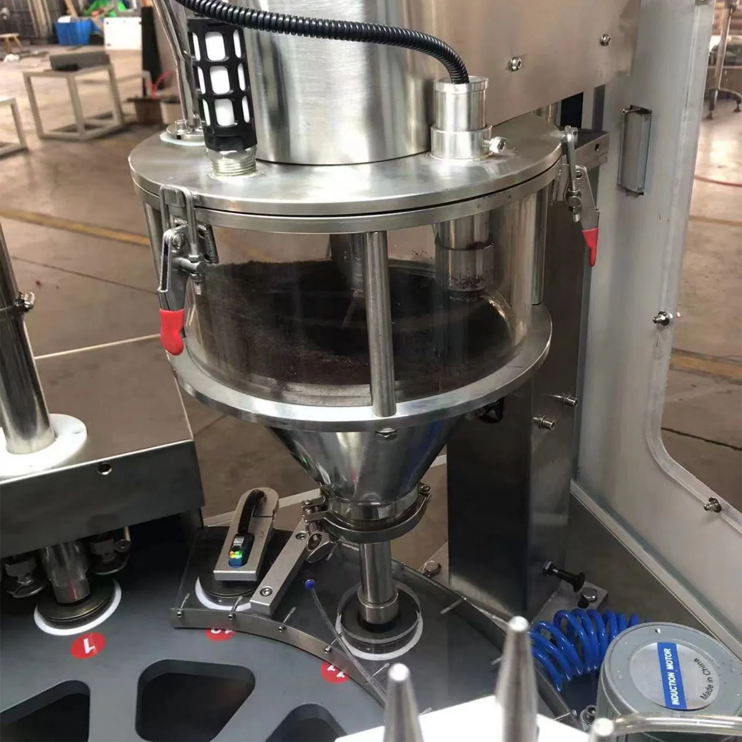 Automatic Coffee Capsule Filling and Sealing Machine Nespresso Qg K Cup Making