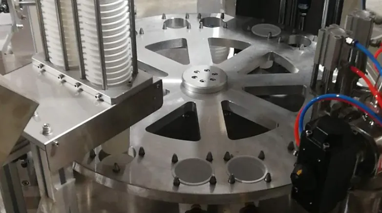 Automatic Plastic Cup Rotary Nespresso Powder Coffee Capsule Filling Machine Jam Chocolate Sauce Sealing Food Machine