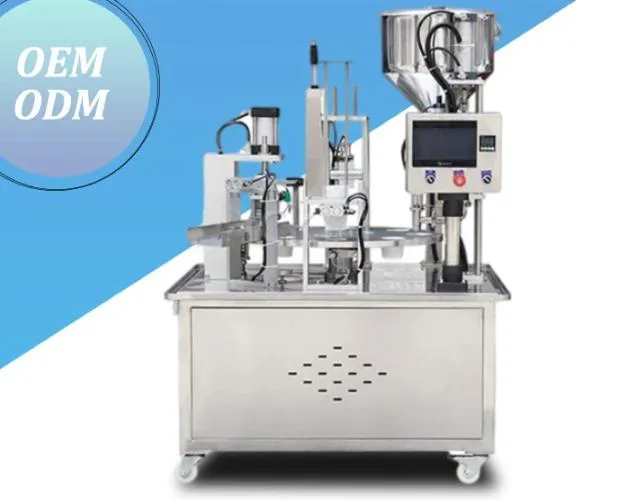 Automatic Rotary K-Cup Sealing Nespresso Coffee Capsule Filling Machine