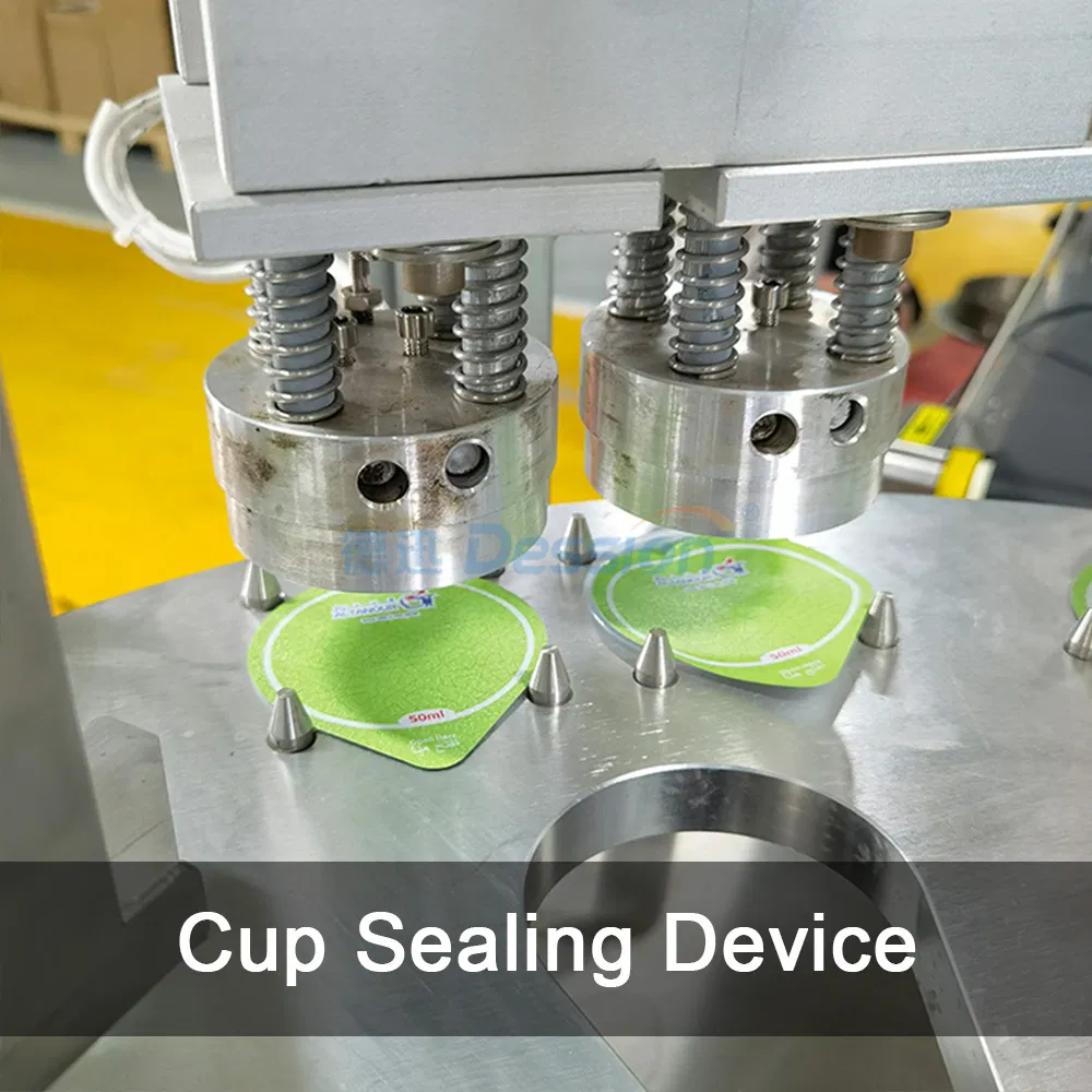 Automatic Small Cup Filling Sealing Liquid Packing Machine Price with Ice Cream/Syrup/Sauce/Tomato Paste/Oil/Dipping Sauce/Ketchup/Hummus/Mustard Factory