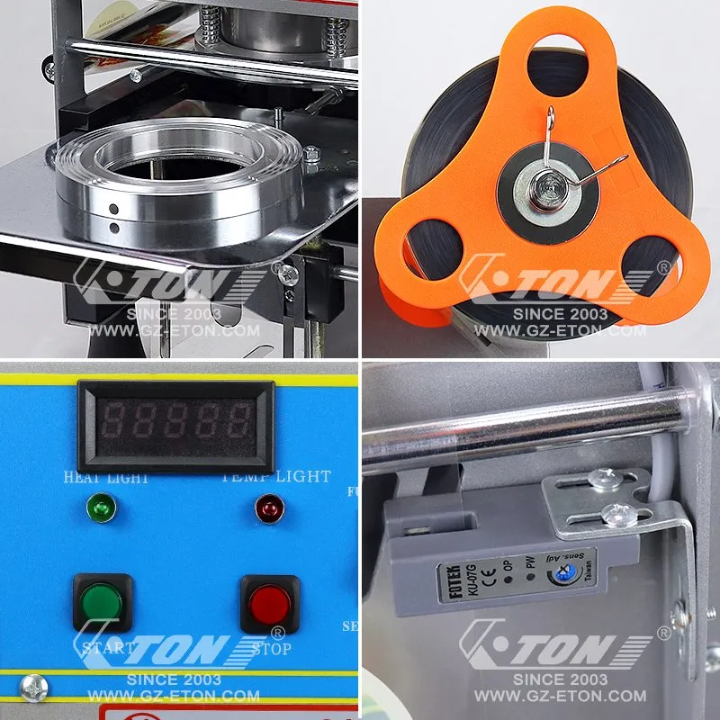 CE Fully Automatic Cup Sealing Machine for Bubble Tea Et-Q7