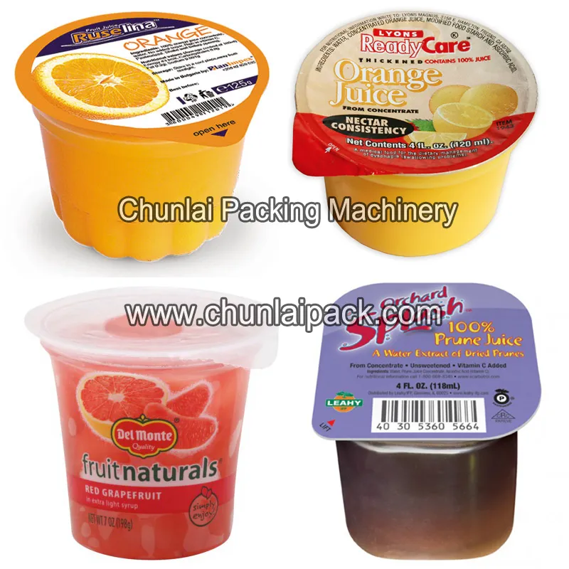 Chunlai Semi-Automatic Rotary Popcorn Cup Filling Sealing Machine