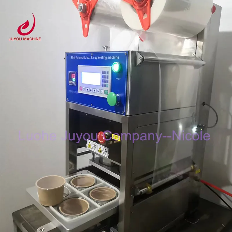 Factory Supply Automatic Plastic Paper Cup Sealing Machine
