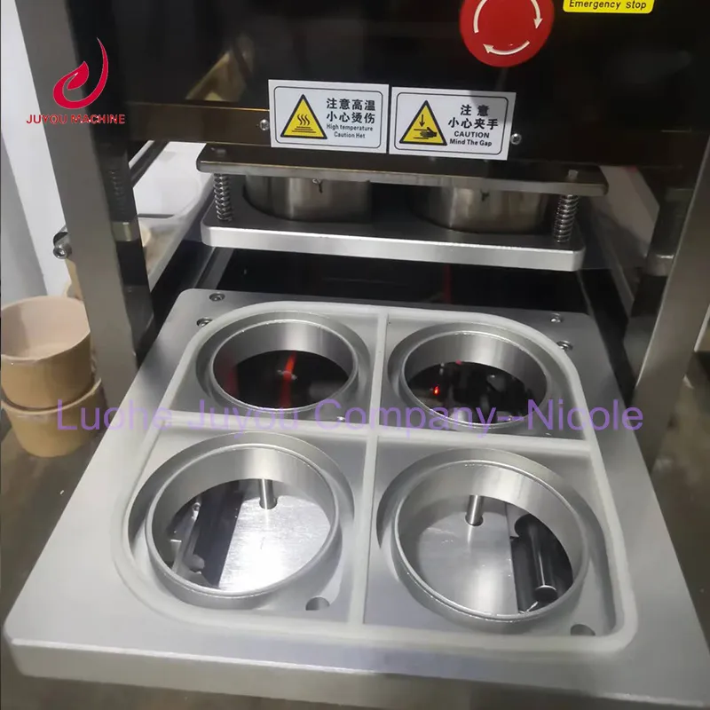 Factory Supply Automatic Plastic Paper Cup Sealing Machine