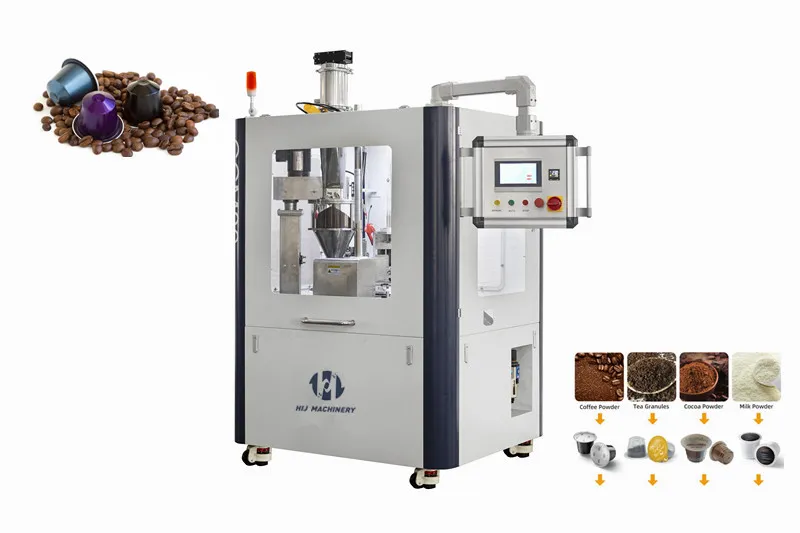 Full Automatic Nespresso K Cup Coffee Capsules Filling Sealing Machine