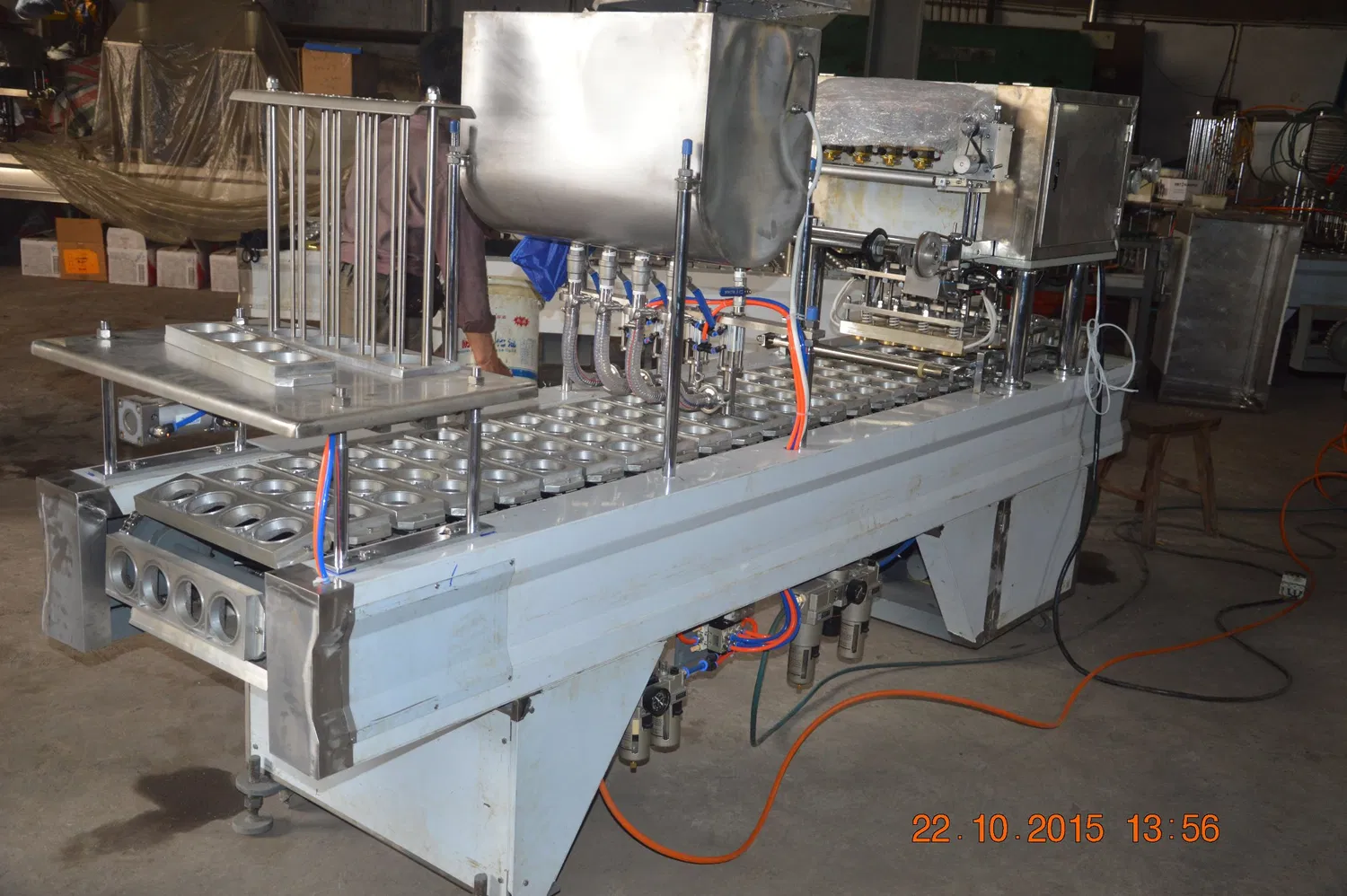 Full Automatic Yogurt Cup Filling and Sealing Machine