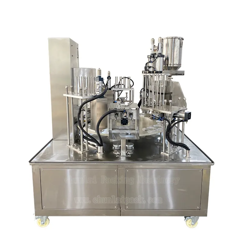 High Quality Customized Dairy Products Packing Machine Automatic Sauce Cup Filling Sealing Machine