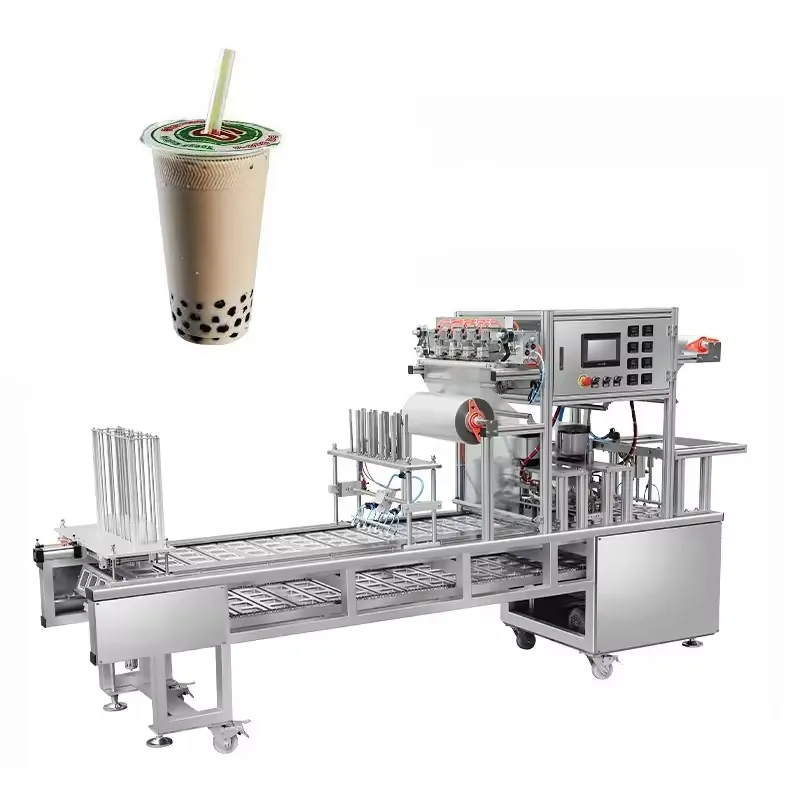 Hot Sale Automatic Cup Filling and Sealing Machine Jelly Juice Yogurt Cup Filling Machine for Water and Industrial Machinery