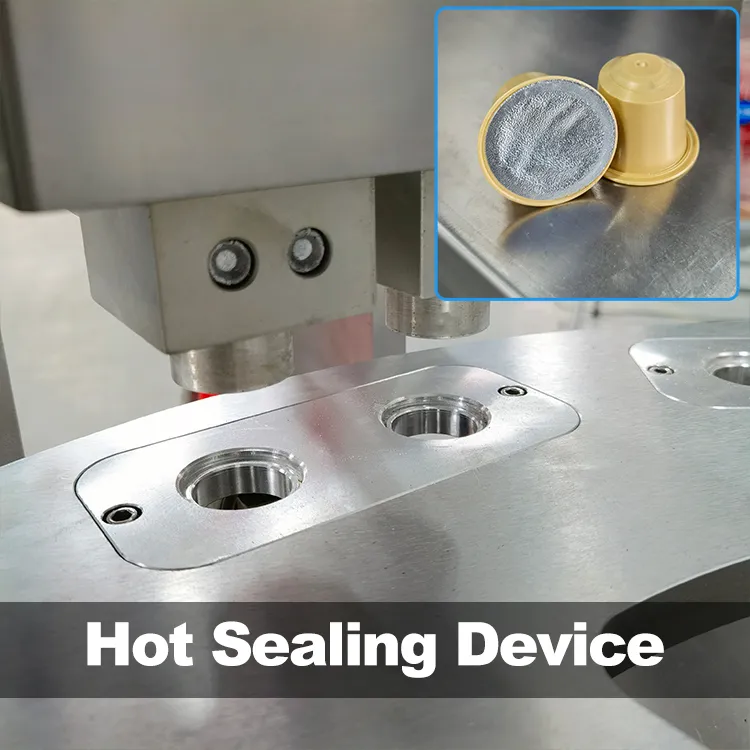 Hot Sales Automatic Rotary Nespresso Coffee Capsule Filling Sealing Machine Powder Cup Filling and Sealing Machine Coffee Capsule Pods Packing Machine