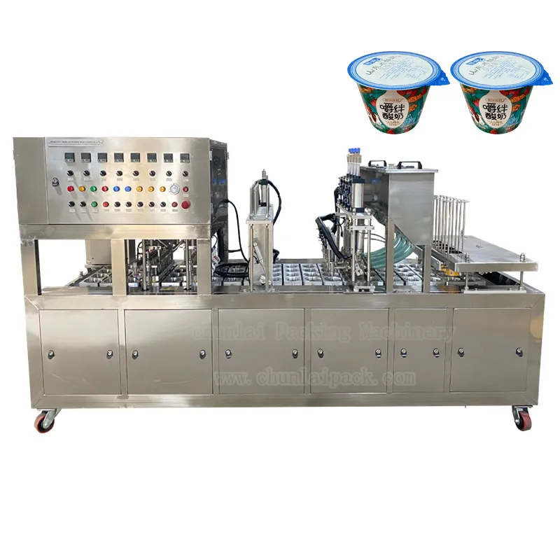 Liquid Yogurt Cup Filling and Sealing Machine