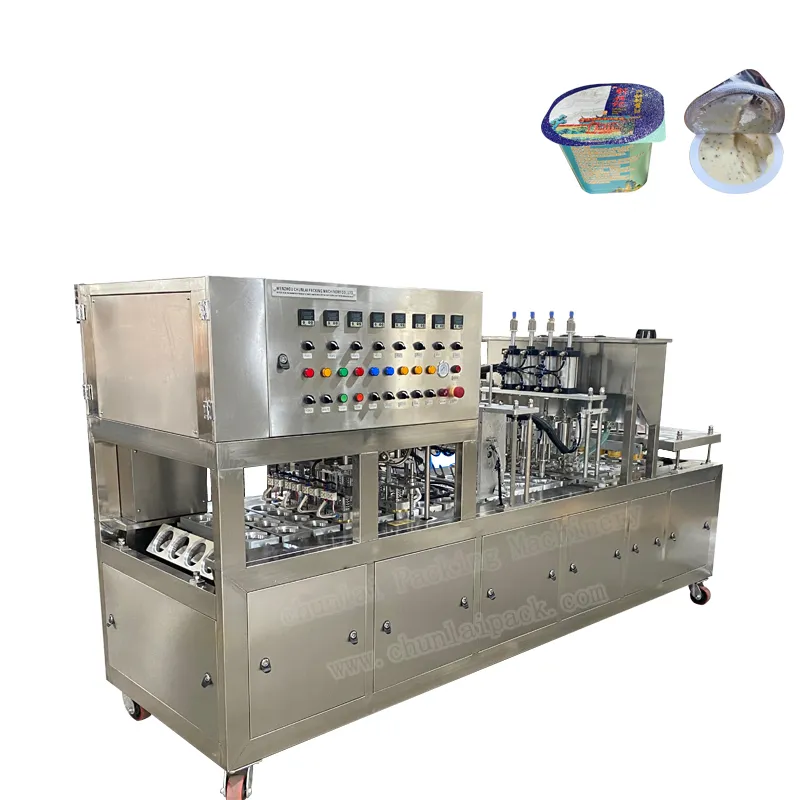 Liquid Yogurt Cup Filling and Sealing Machine