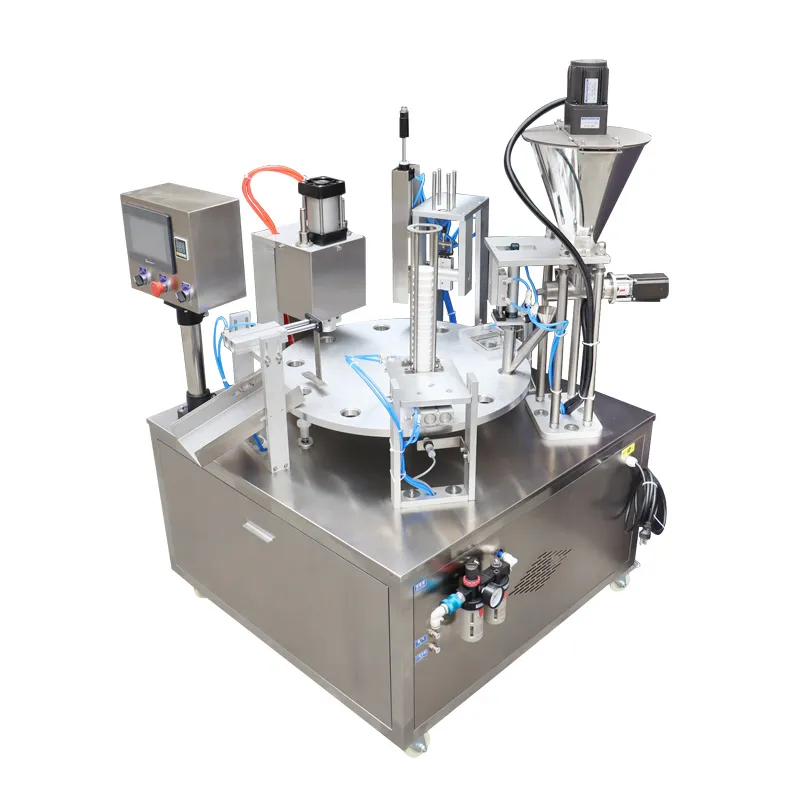 Rotary for Coffee Cup Powder Filling and Sealing Machine Cup Packaging Machine