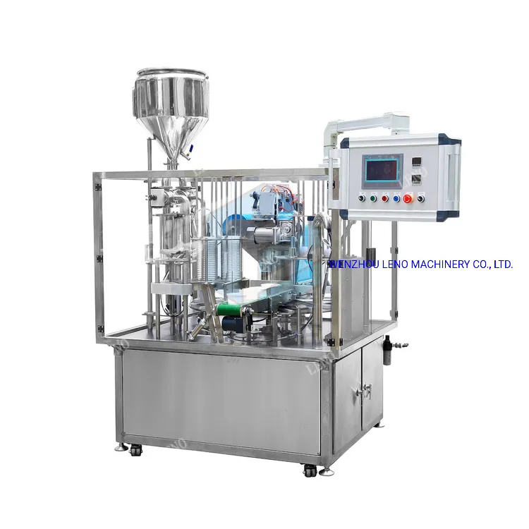 Sanitary Grade Rotary Packing Communion Cup Filling and Sealing Machine