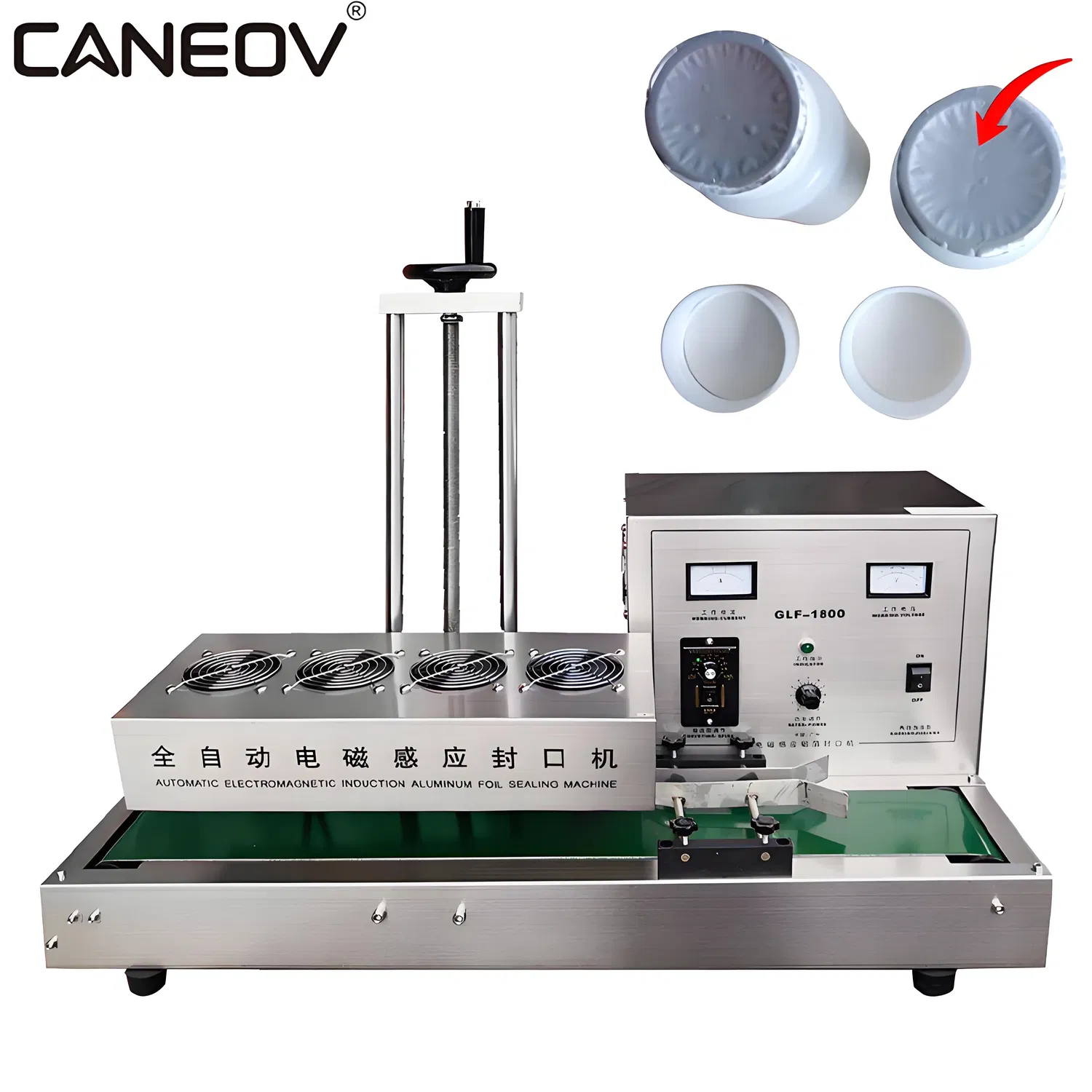 Semi-Automatic Aluminum Automatic Electromagnetic Induction Cup Lid Aluminum Foil Sealing Machine