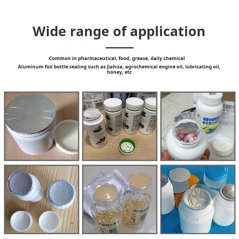 Semi-Automatic Aluminum Automatic Electromagnetic Induction Cup Lid Aluminum Foil Sealing Machine