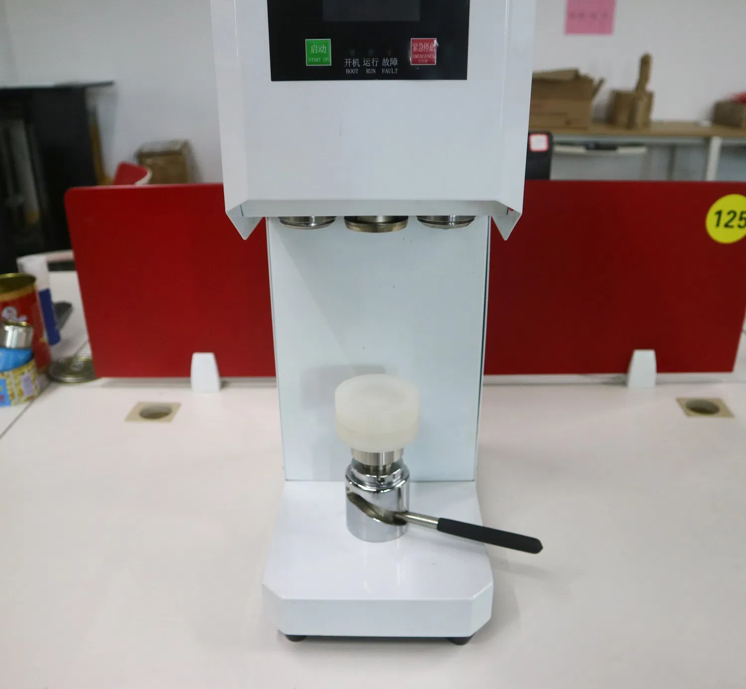 Semi Automatic Cup Bottle Tin Can Sealing Machine Aluminum Can Sealing Machine