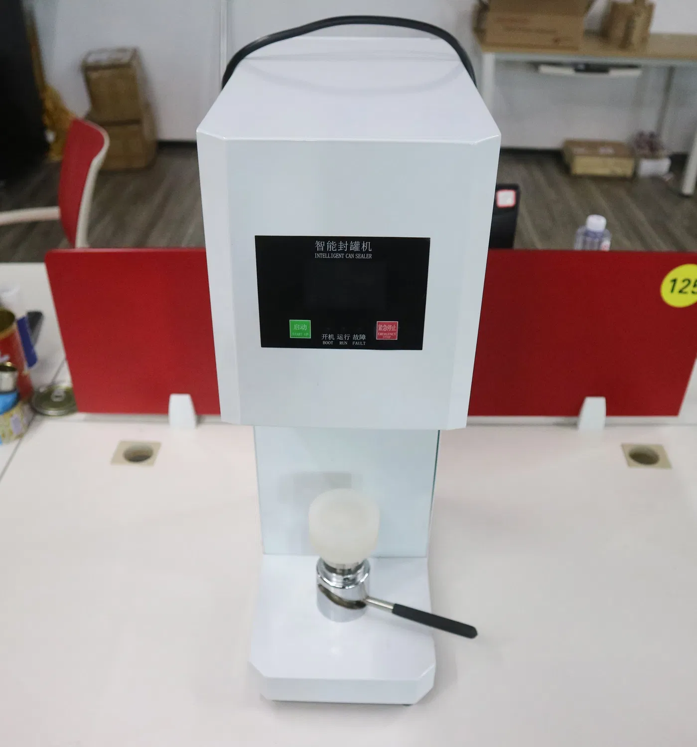 Semi Automatic Cup Bottle Tin Can Sealing Machine Aluminum Can Sealing Machine